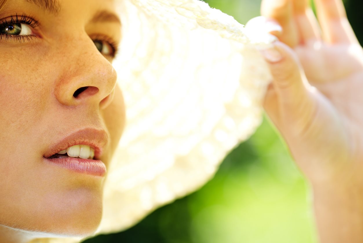 macchie brufoli e sole